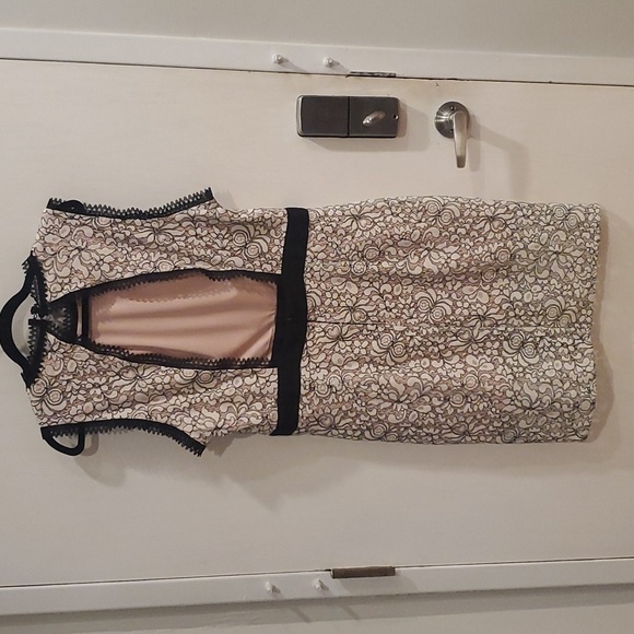 True Decadence Asos White Floral Lace Open Back Dress 18 - Picture 4 of 10